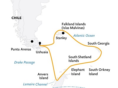 Falklands, South Georgia, and Antarctica: Explorers and Kings (Oc...